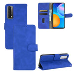 Tinta unita Skin Feel Fibbia magnetica Flip orizzontale Custodia in pelle PU con struttura in vitello con supporto e slot per schede e portafoglio, For LG K42, For LG Wing 5G, For OPPO Realme V5 / Realme Q2, For Wiko View5 Plus                         ...
