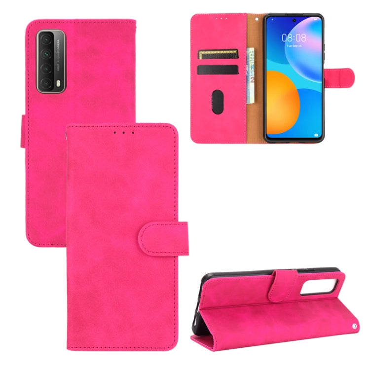 Tinta unita Skin Feel Fibbia magnetica Flip orizzontale Custodia in pelle PU con struttura in vitello con supporto e slot per schede e portafoglio, For LG K42, For LG Wing 5G, For OPPO Realme V5 / Realme Q2, For Wiko View5 Plus                         ...