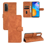 Tinta unita Skin Feel Fibbia magnetica Flip orizzontale Custodia in pelle PU con struttura in vitello con supporto e slot per schede e portafoglio, For LG K42, For LG Wing 5G, For OPPO Realme V5 / Realme Q2, For Wiko View5 Plus                         ...