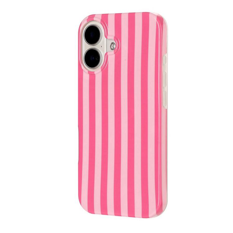Custodia per telefono in TPU con stampa IMD a strisce verticali a copertura totale., For iPhone 16, For iPhone 15 Pro Max, For iPhone 15 Pro, For iPhone 15 Plus