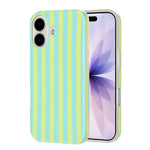 Custodia per telefono in TPU con stampa IMD a strisce verticali a copertura totale., For iPhone 16, For iPhone 15 Pro Max, For iPhone 15 Pro, For iPhone 15 Plus