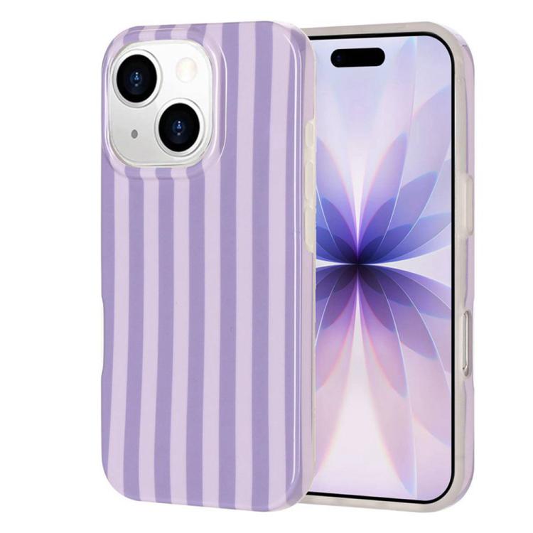 Custodia per telefono in TPU con stampa IMD a strisce verticali a copertura totale., For iPhone 15, For iPhone 14 Plus, For iPhone 14 / 13, For iPhone 14 Pro