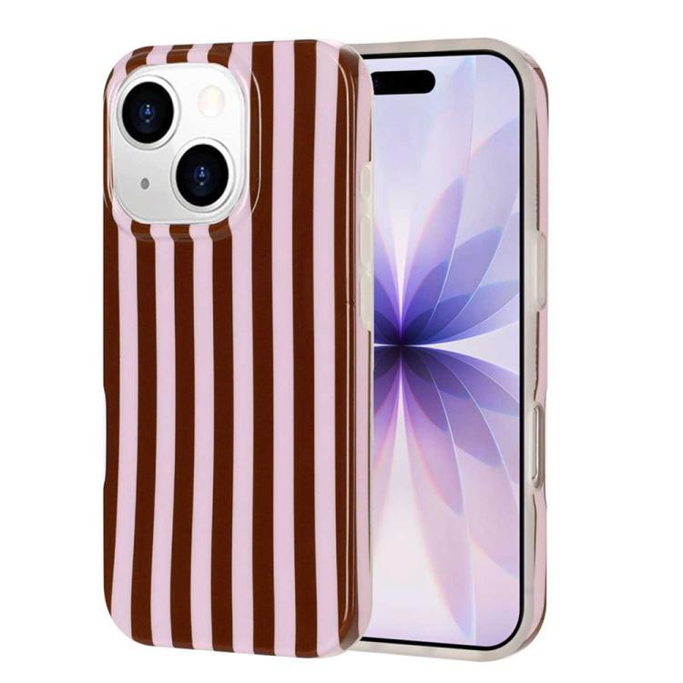 Custodia per telefono in TPU con stampa IMD a strisce verticali a copertura totale., For iPhone 15, For iPhone 14 Plus, For iPhone 14 / 13, For iPhone 14 Pro