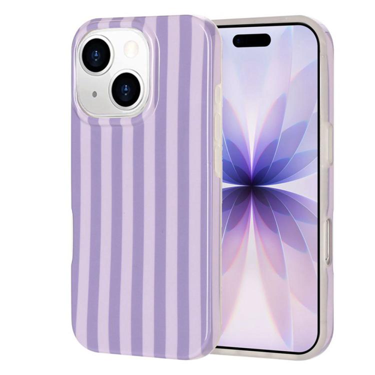 Custodia per telefono in TPU con stampa IMD a strisce verticali a copertura totale., For iPhone 15, For iPhone 14 Plus, For iPhone 14 / 13, For iPhone 14 Pro