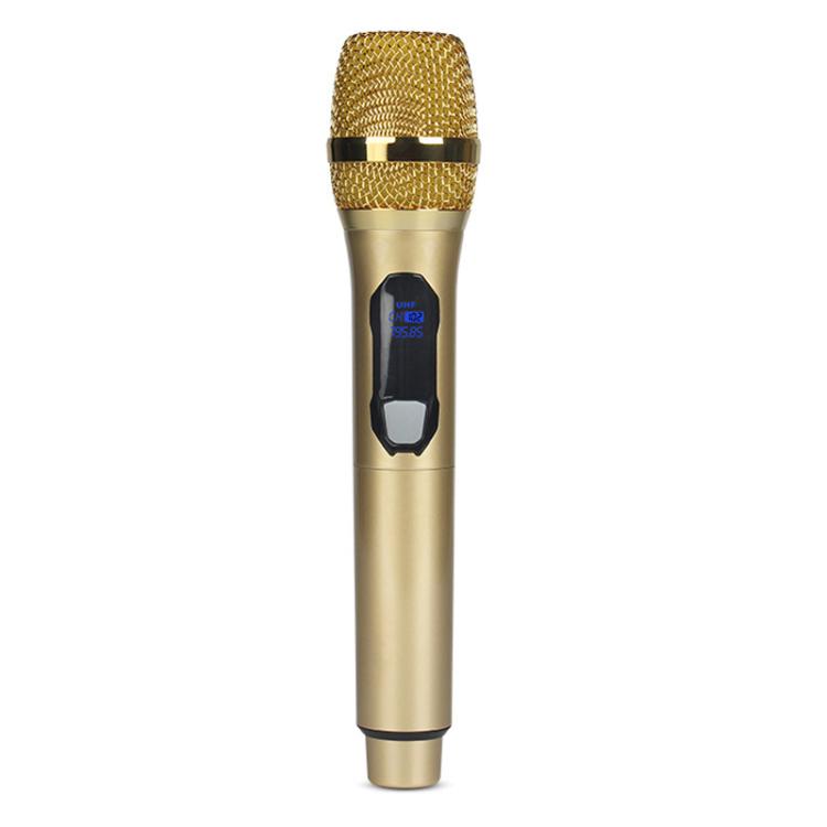 Microfono wireless ricaricabile E1 UHF 2 in 1