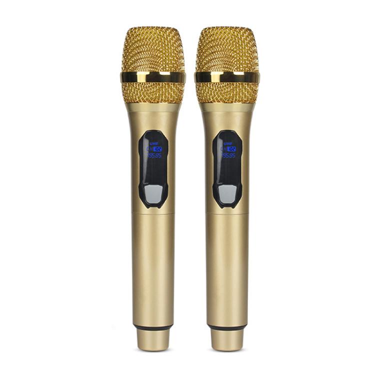 Microfono wireless ricaricabile E1 UHF da 1 a 2