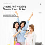 Microfono wireless portatile ricaricabile GE1 2.4G, Single Microphone, Dual Microphones