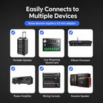 Microfono wireless portatile ricaricabile GE1 2.4G, Single Microphone, Dual Microphones