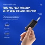 Microfono wireless portatile ricaricabile GE1 2.4G, Single Microphone, Dual Microphones
