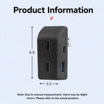 Stazione di aggancio per vano portaoggetti e console centrale dell'auto, For Tesla Model Y, For Tesla Model 3/ Y / Y L Docking Station