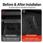 Stazione di aggancio per vano portaoggetti e console centrale dell'auto, For Tesla Model Y, For Tesla Model 3/ Y / Y L Docking Station