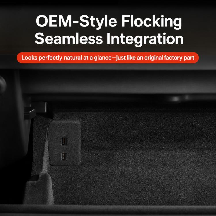 Stazione di aggancio per vano portaoggetti e console centrale dell'auto, For Tesla Model Y, For Tesla Model 3/ Y / Y L Docking Station