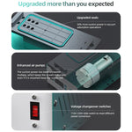 Separatore UYUE 958S-2 con schermo LCD da 7 pollici, rotazione a 360° e pompa del vuoto integrata., EU Plug, US Plug