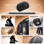 Borsa organizer Yesido WB63 con chiusura a impronta digitale