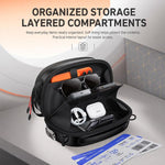 Borsa organizer Yesido WB63 con chiusura a impronta digitale