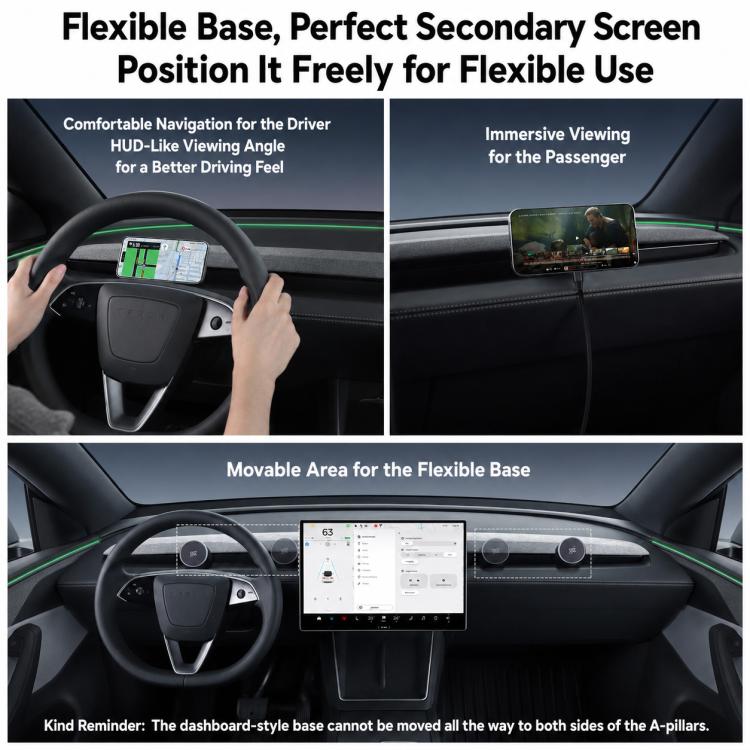 Supporto magnetico auto per Tesla Model 3/Y/Y L