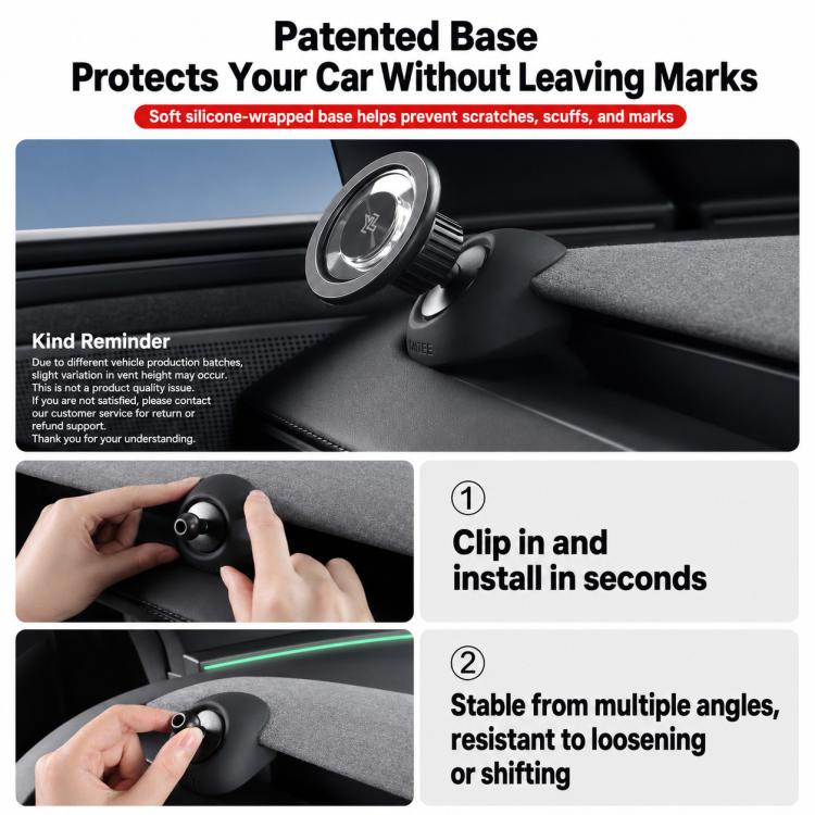 Supporto magnetico auto per Tesla Model 3/Y/Y L