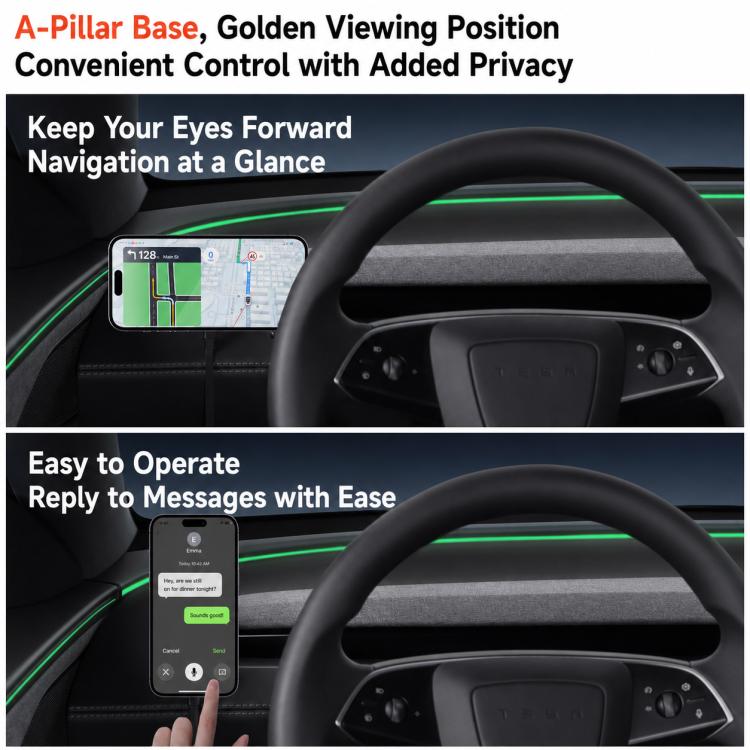 Supporto magnetico auto per Tesla Model 3/Y/Y L