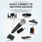 Microfono wireless portatile 2.4G E5 2 in 1