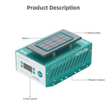 Macchina separatrice per schermi LCD di telefoni cellulari da 7 pollici UYUE 958S con pompa a vuoto integrata, EU Plug, US Plug