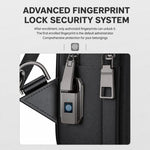 Borsa a tracolla Yesido WB64 con chiusura a impronta digitale