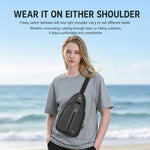 Borsa a tracolla Yesido WB64 con chiusura a impronta digitale