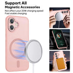 XDcase Skin Feel Custodia magnetica satinata per telefono con pellicola protettiva per obiettivo, For Galaxy A06 5G, For Galaxy A26 5G, For Galaxy A36 5G, For Galaxy A16 5G