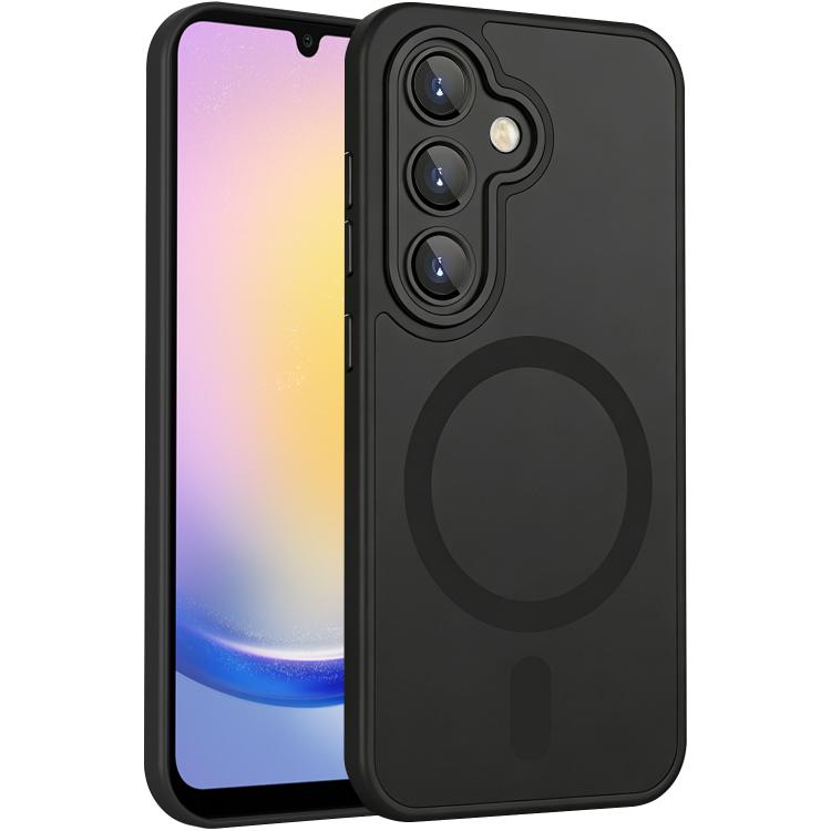 XDcase Skin Feel Custodia magnetica satinata per telefono con pellicola protettiva per obiettivo, For Galaxy A55 5G, For Galaxy A35 5G, For Galaxy A25 5G