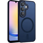 XDcase Skin Feel Custodia magnetica satinata per telefono con pellicola protettiva per obiettivo, For Galaxy A55 5G, For Galaxy A35 5G, For Galaxy A25 5G