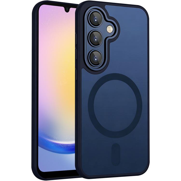 XDcase Skin Feel Custodia magnetica satinata per telefono con pellicola protettiva per obiettivo, For Galaxy A55 5G, For Galaxy A35 5G, For Galaxy A25 5G