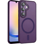 XDcase Skin Feel Custodia magnetica satinata per telefono con pellicola protettiva per obiettivo, For Galaxy A55 5G, For Galaxy A35 5G, For Galaxy A25 5G