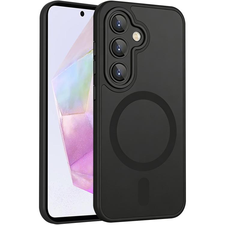 XDcase Skin Feel Custodia magnetica satinata per telefono con pellicola protettiva per obiettivo, For Galaxy A55 5G, For Galaxy A35 5G, For Galaxy A25 5G