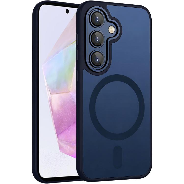 XDcase Skin Feel Custodia magnetica satinata per telefono con pellicola protettiva per obiettivo, For Galaxy A55 5G, For Galaxy A35 5G, For Galaxy A25 5G