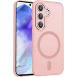 XDcase Skin Feel Custodia magnetica satinata per telefono con pellicola protettiva per obiettivo, For Galaxy A55 5G, For Galaxy A35 5G, For Galaxy A25 5G