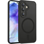 XDcase Skin Feel Custodia magnetica satinata per telefono con pellicola protettiva per obiettivo, For Galaxy A55 5G, For Galaxy A35 5G, For Galaxy A25 5G
