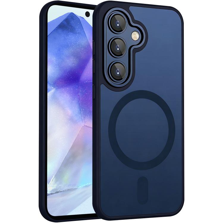 XDcase Skin Feel Custodia magnetica satinata per telefono con pellicola protettiva per obiettivo, For Galaxy A55 5G, For Galaxy A35 5G, For Galaxy A25 5G