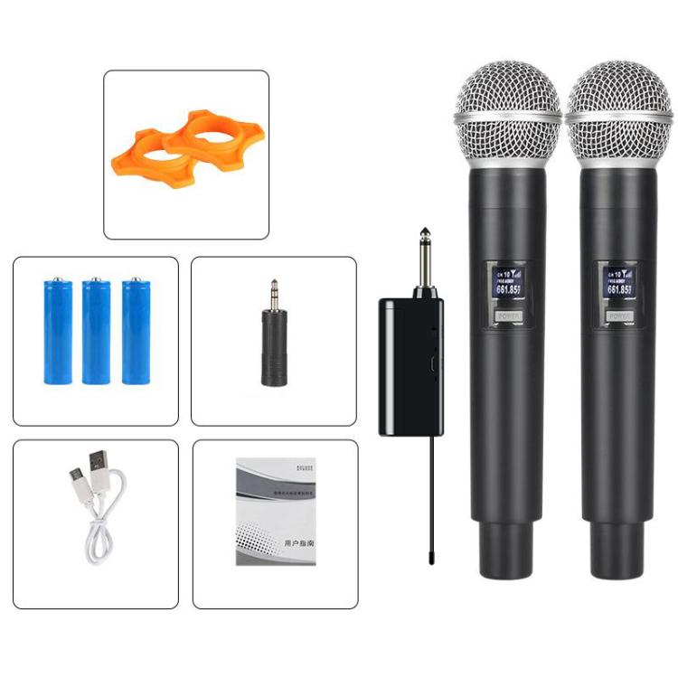 Microfono wireless portatile E5 da 1 a 2 pollici, 2,4 GHz