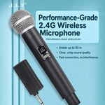 Microfono wireless portatile E5 da 1 a 2 pollici, 2,4 GHz