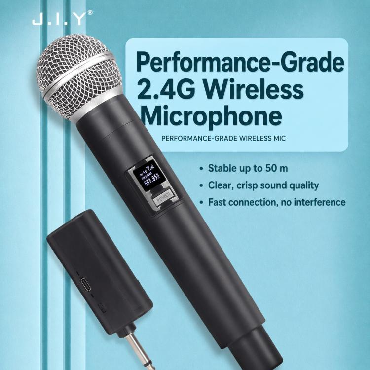 Microfono wireless portatile E5 da 1 a 2 pollici, 2,4 GHz