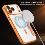 Custodia per telefono in ecopelle con protezione RFID magnetica a quadri colorati., For iPhone 17 Pro Max, For iPhone 17 Pro