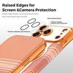 Custodia per telefono in ecopelle con protezione RFID magnetica a quadri colorati., For iPhone 17 Pro Max, For iPhone 17 Pro