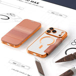 Custodia per telefono in ecopelle con protezione RFID magnetica a quadri colorati., For iPhone 17 Pro Max, For iPhone 17 Pro