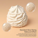 Giocattolo antistress in silicone bianco cremoso 8cm