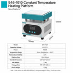 Piattaforma riscaldante a temperatura costante con schermo LCD da 400 W UYUE 946-1010, US Plug, EU Plug