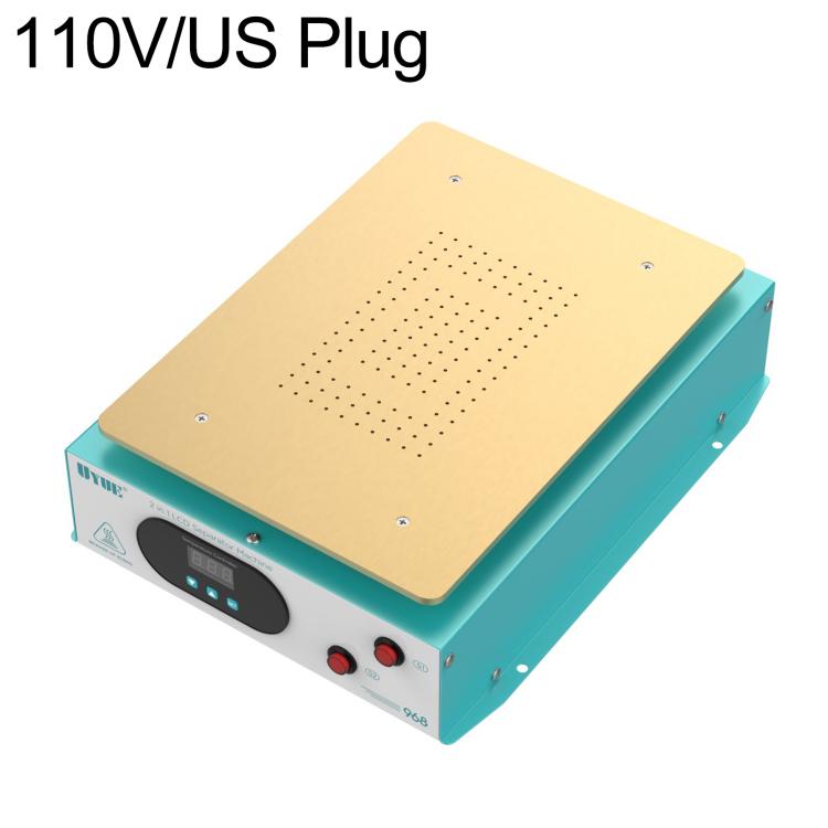 Macchina separatrice per schermi LCD da 15 pollici UYUE 968 con pompa a vuoto integrata, US Plug, EU Plug
