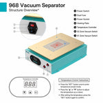Macchina separatrice per schermi LCD da 15 pollici UYUE 968 con pompa a vuoto integrata, US Plug, EU Plug