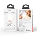 Supporto magnetico per telefono Yesido DH18 con luce di riempimento e specchio, DH18