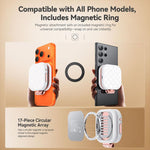Supporto magnetico per telefono Yesido DH18 con luce di riempimento e specchio, DH18