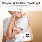 Supporto magnetico per telefono Yesido DH18 con luce di riempimento e specchio, DH18
