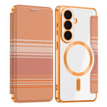 Custodia per telefono in ecopelle con protezione RFID magnetica a quadri colorati., For Galaxy S26+ 5G, For Galaxy S26 Ultra 5G, For Galaxy S26 5G
